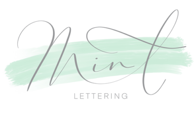 Mint Lettering