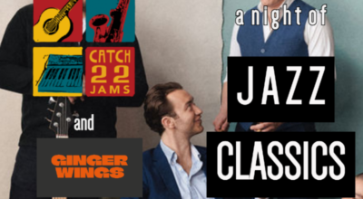 10% OFF DRINKS ON CATCH 22 JAZZ NIGHT AT GINGER WINGS